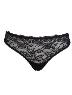 Кружевные трусики бразилиана Sielei ALLURE 2677 nero, Цвет: nero (черный), Размеры: XS, изображение 4