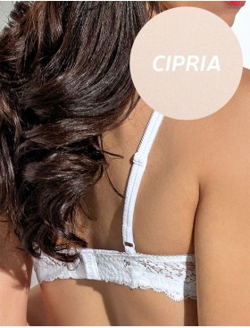 Кружевной бюстгальтер на косточках Sielei ALLURE 2672 cipria, Цвет: cipria (телесный), Размеры: 90B, изображение 2