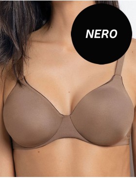 Бюстгальтер мягкая бесшовная чашка Sielei FANTASTIC 1662 nero, Цвет: nero (черный), Размеры: 80C