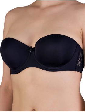 Бюстгальтер балконет фашия Sielei PURE LOVE 1982 nero, Цвет: nero (черный), Размеры: 70B