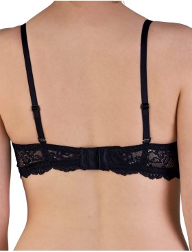 Бюстгальтер балконет фашия Sielei PURE LOVE 1982 nero, Цвет: nero (черный), Размеры: 70B, изображение 2