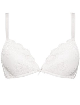 Кружевной бескостный бюстгальтер Sielei WONDER LACE 2458 bianco, Цвет: bianco (белый), Размеры: 90B, изображение 3