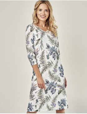 Ночная сорочка из хлопка Taro ARIANA 2981-01, Цвет: белый, Размеры: M, изображение 2