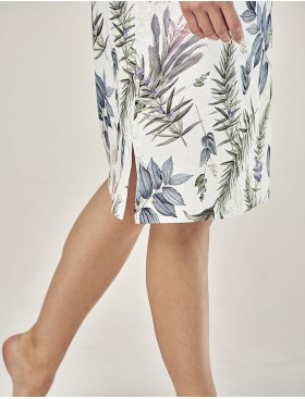 Ночная сорочка из хлопка Taro ARIANA 2981-01, Цвет: белый, Размеры: M, изображение 4