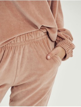 Велюровый домашний костюм Taro BELLE 3023-01, Цвет: бежевый, Размеры: M, изображение 3