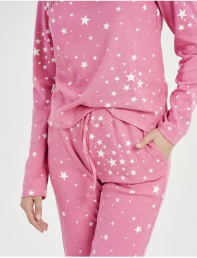 Утепленная пижама с брюками Taro ERYKA 3029-01, Цвет: розовый, Размеры: S, изображение 3