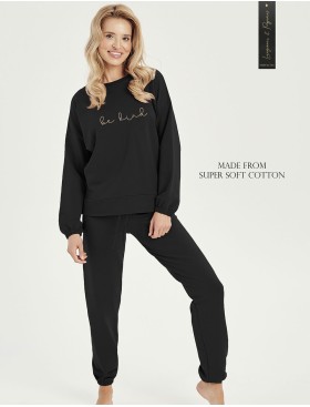 Черный домашний комплект Taro LIA 3004-01, Цвет: черный, Размеры: S, изображение 2