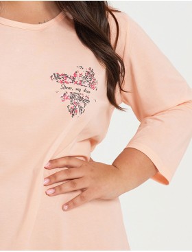 Пижама женская с брюками Taro MELISSA 3010-3017-01, Цвет: розовый, Размеры: 6XL, изображение 3