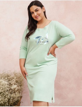 Хлопковая сорочка Taro OLYMPIA 3019-3020-01, Цвет: зеленый, Размеры: 2XL