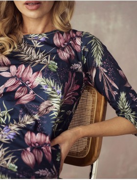 Синяя хлопковая сорочка Taro VIVIAN 2980-01, Цвет: темно-синий, Размеры: M, изображение 3