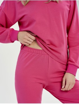 Розовый домашний комплект Taro ZOE 3052-01, Цвет: розовый, Размеры: S, изображение 3