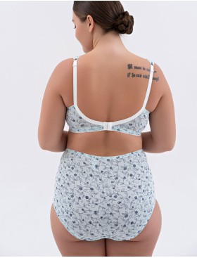 Бюстгальтер из хлопка Valmira 1101/С-1102/C голубой опал, Цвет: голубой опал, Размеры: 75E, изображение 7