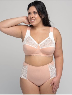 Усиленный бюстгальтер из хлопка Valmira 1104/C нектар персика в крапинку, Цвет: нектар персика в кра, Размеры: 100H, изображение 8