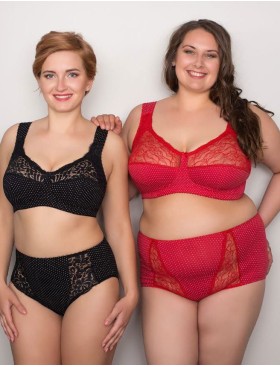 Бюстгальтер из хлопка Valmira 1101/С-1102/C черный в крапинку, Цвет: черный в крапинку, Размеры: 90D, изображение 9