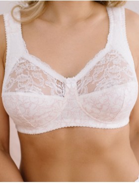 Усиленный бюстгальтер из хлопка Valmira 1104/C молоко с аметистом, Цвет: молоко с аметистом, Размеры: 100H