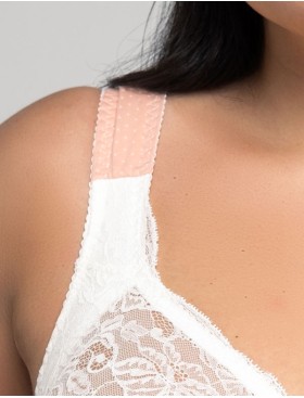 Бюстгальтер из хлопка Valmira 1101/С-1102/C нектар персика в крапинку, Цвет: нектар персика в кра, Размеры: 100G, изображение 5