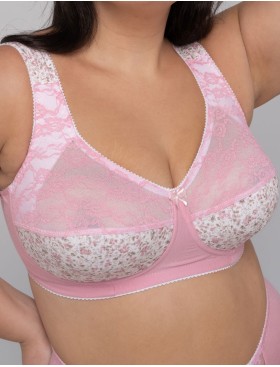 Усиленный бюстгальтер из хлопка Valmira 1104/C иллюзия розы, Цвет: иллюзия розы, Размеры: 90D