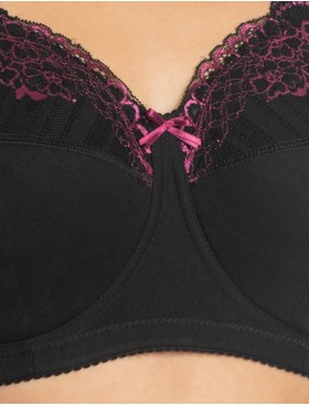 Усиленный бюстгальтер из хлопка Valmira 1104/C ночная азалия, Цвет: ночная азалия, Размеры: 100H, изображение 4