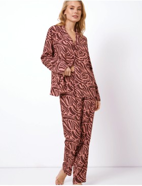Пижама с брюками из вискозы Aruelle ROSABEL, Цвет: коричневая роза, Размеры: S, изображение 2