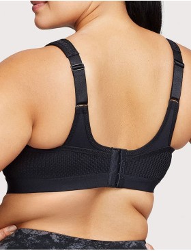 Бюстгальтер для спорта Glamorise GI9066 черный, Цвет: черный, Размеры: 85E, изображение 2