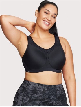 Бюстгальтер для спорта Glamorise GI9066 черный, Цвет: черный, Размеры: 85E, изображение 6