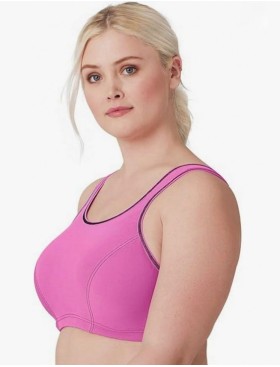 Спортивный бюстгальтер Glamorise GI9160 розовый, Цвет: розовый, Размеры: 100C, изображение 5