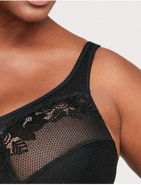 Бескаркасный бюстгальтер минимайзер Glamorise GI1003 черный, Цвет: черный, Размеры: 95H, изображение 6