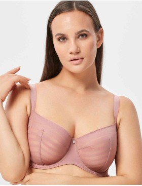 Бюстгальтер балконет мягкий Milavitsa 127640 камелия/нюд, Цвет: камелия/нюд, Размеры: 80F, изображение 3