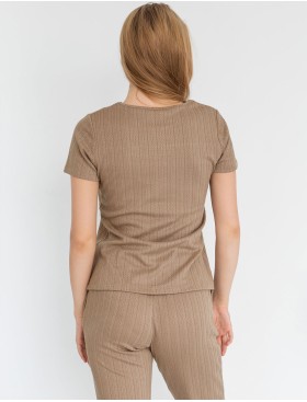 Женский домашний костюм Opium M-142/P-123, Цвет: бежевый, Размеры: 2XL, изображение 2