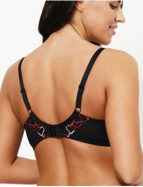 Бюстгальтер мягкий Subtille AMANDA soft черный с красным, Цвет: черный+красный, Размеры: 70L, изображение 2