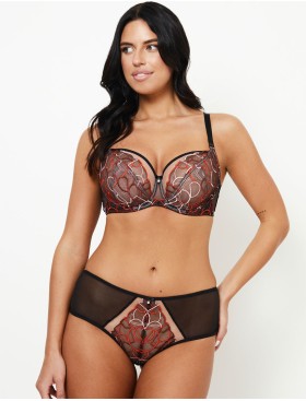 Трусики бразилиана Subtille AMANDA brazilian черный с красным, Цвет: черный+красный, Размеры: S, изображение 3