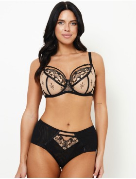 Бюстгальтер мягкий Subtille AVRIL soft, Цвет: черный+телесный, Размеры: 65H, изображение 6