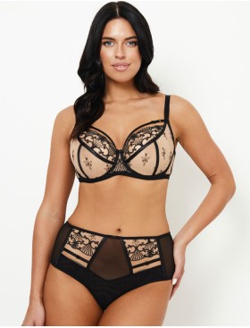 Бюстгальтер мягкий Subtille AVRIL soft, Цвет: черный+телесный, Размеры: 65H, изображение 8