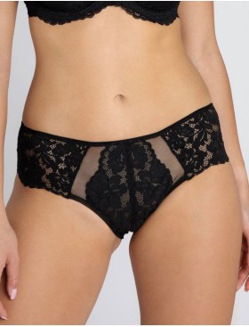 Кружевные трусы бразилиана Subtille BELLA braz черный, Цвет: черный, Размеры: S