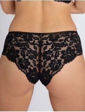 Кружевные трусы бразилиана Subtille BELLA braz черный, Цвет: черный, Размеры: S, изображение 2