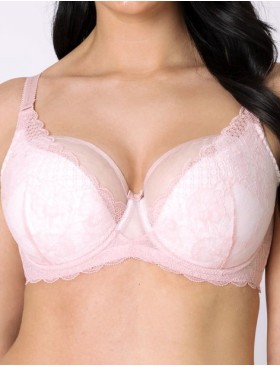 Бюстгальтер полумягкий Subtille FLORES semi-soft, Цвет: пудровый, Размеры: 75E