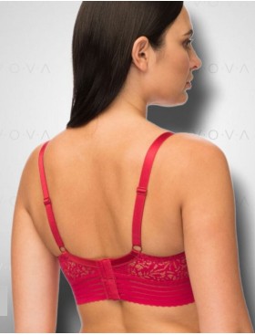 Мягкий бюстгальтер с широким поясом VOVA PAOLA V48411 азалия, Цвет: азалия, Размеры: 75E, изображение 4