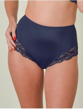 Высокие трусы VOVA LAURA V32541 темно-синий, Цвет: темно-синий, Размеры: M