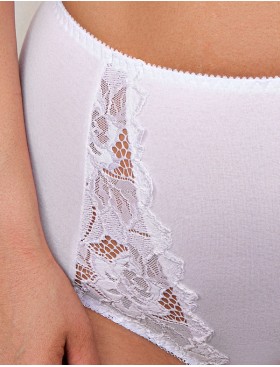 Трусы макси хлопковые Valmira 2918/B белый, Цвет: белый, Размеры: 7XL, изображение 3