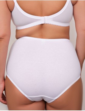 Трусы макси хлопковые Valmira 2918/B белый, Цвет: белый, Размеры: 7XL, изображение 2