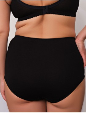 Трусы макси хлопковые Valmira 2918/B черный, Цвет: черный, Размеры: 7XL, изображение 2