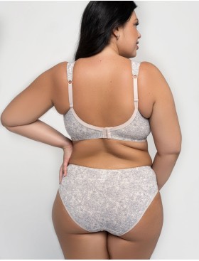 Хлопковый бюстгальтер Valmira 1101/G-1102/G синий меланж, Цвет: синий меланж, Размеры: 100G, изображение 7