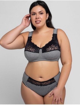 Хлопковый бюстгальтер Valmira 1101/G-1102/G гусиные лапки, Цвет: гусиные лапки, Размеры: 90D, изображение 7