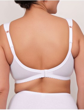 Усиленный хлопковый бюстгальтер Valmira 1104 белый, Цвет: белый, Размеры: 100H, изображение 2