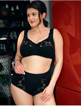 Трусы макси хлопковые Valmira 2918/B черный, Цвет: черный, Размеры: 7XL, изображение 3