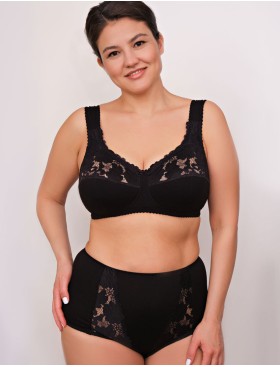 Усиленный хлопковый бюстгальтер Valmira 1104 черный, Цвет: черный, Размеры: 95G, изображение 7