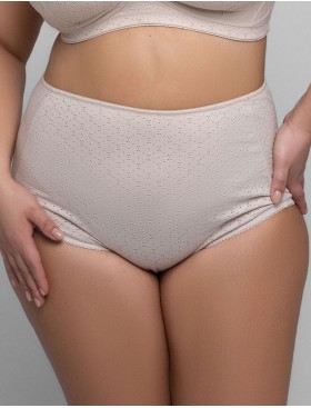 Хлопковые высокие трусы Valmira 2914/A пион ажур, Цвет: пион ажур, Размеры: S