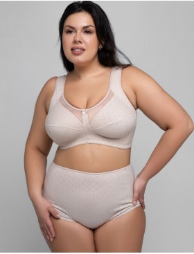 Бюстгальтер хлопковый с перфорацией Valmira 1145/A пион ажур, Цвет: пион ажур, Размеры: 100C, изображение 7