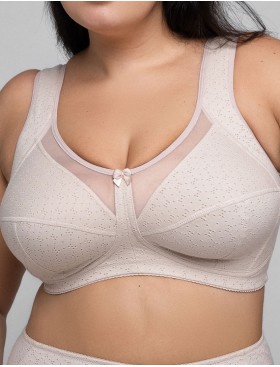 Бюстгальтер хлопковый с перфорацией Valmira 1145/A пион ажур, Цвет: пион ажур, Размеры: 100C