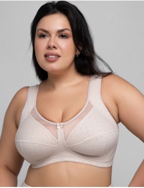 Бюстгальтер хлопковый с перфорацией Valmira 1145/A пион ажур, Цвет: пион ажур, Размеры: 100C, изображение 3